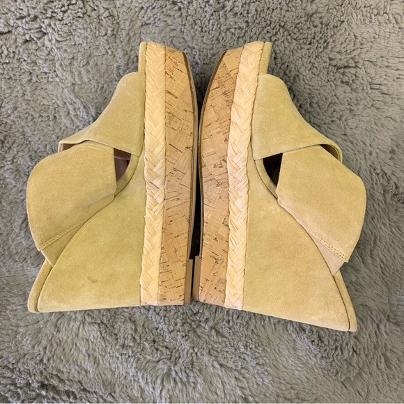 Veronica Beard | Loro Cork Braided Trim Wedge Sandal in Desert Sport Size 6.5 - Picture 5 of 8